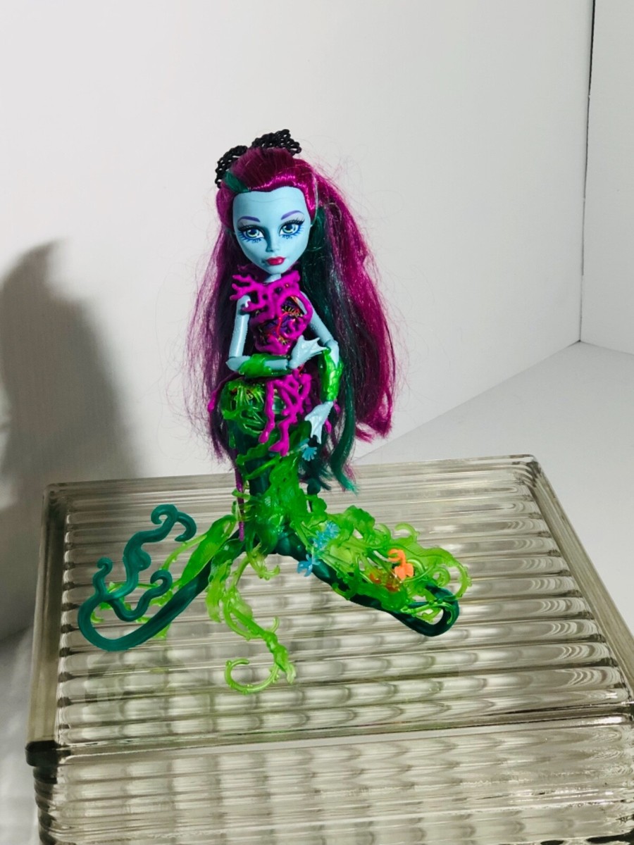 Monster High-Great Scarrier Reef Posea Reef Mermaid Doll Glows