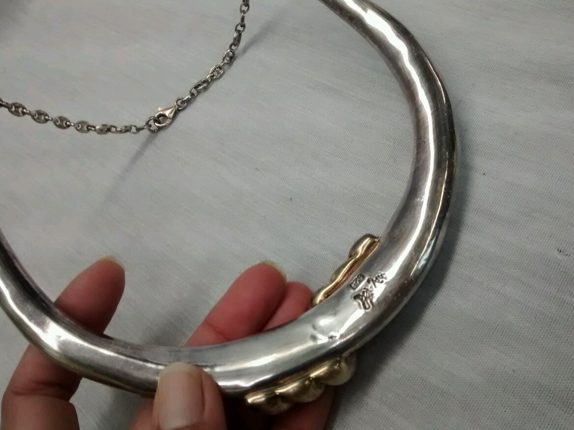 Stunning statement  Bat Ami modernist sterling el… - image 5