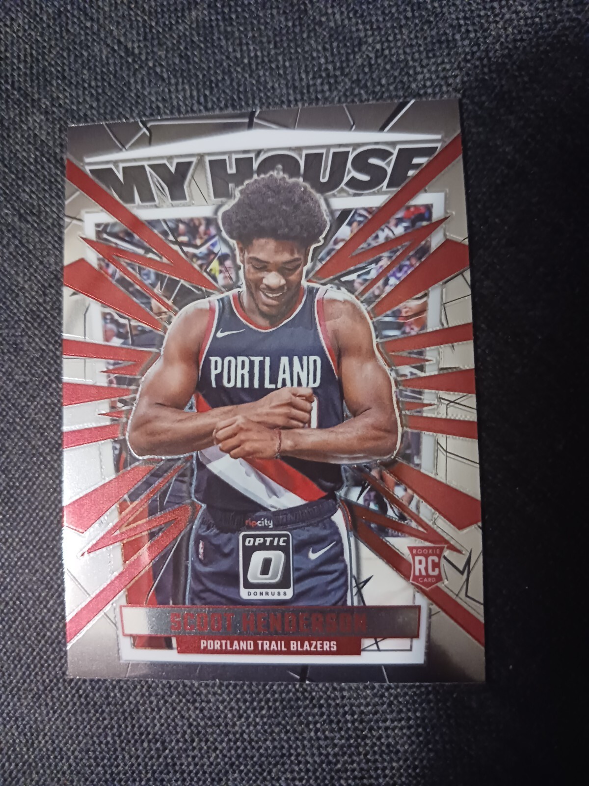 2023-24 Donruss Optic My House #20 Scoot Henderson Portland Trail Blazers