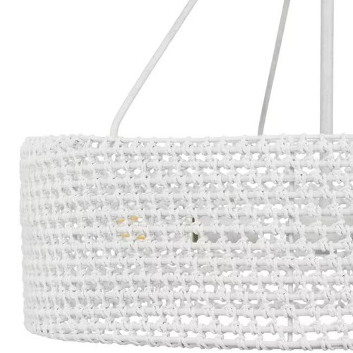 Progress Lighting Sugar Reef 22 in. 3-Light Cottage White Coastal Shaded Pendant - Picture 7 of 8