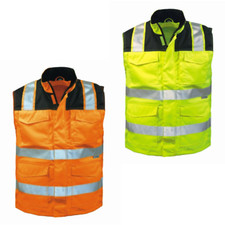 Elysee Warnschutzweste Arbeitsbekleidung Schutzkleidung ärmellos Sommer Frühling
