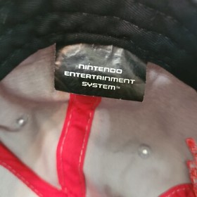 VTG Nintendo NES Controller Hat Cap, Grey & Black, Embroidered, Rare Color Combo