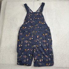 Duluth Trading Heirloom Gardening Overall Shorts Blue Women's Small