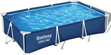 BESTWAY Steel Pro 3m x 2m x 66cm Rectangular Above Ground Pool Kit BRAND NEW Z03