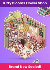 Kitty Blooms NEW Zuru Sticker Therapy Kawaii Kitties Book
