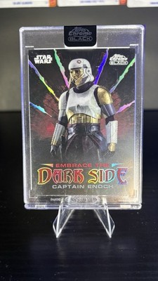 2024 Topps Chrome Black Star Wars - Captain Enoch - Dark Side - Encased!