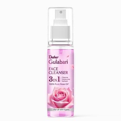 Dabur Gulabari Rose Glow Face Cleanser - (100ml) Gentle Cleanser With FS