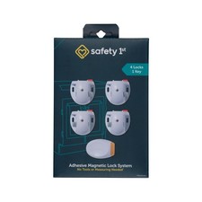 Safety 1st Adhesive Magnetic Lock System, 4 Locks And 1 Key USA FAST SHIP