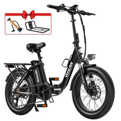 E-Bike Vitilan U3 20*3-Zoll E-Faltrad Faltbares 250W 48V 13Ah Elektrofahrrad