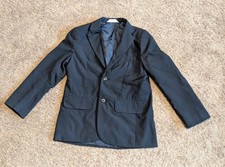 Cat  Jack Boys Navy Suit Jacket Blazer Size 8 EUC