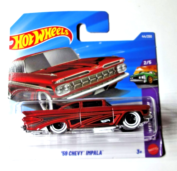 Hot Wheels '59 Chevy Impala - Rot - Layin Low 2026 - JJJ15 - Neu Ovp-image