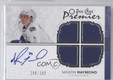 2007 O-Pee-Chee Premier Quad Rookie Memorabilia /299 Mason Raymond #135 Auto 0c3