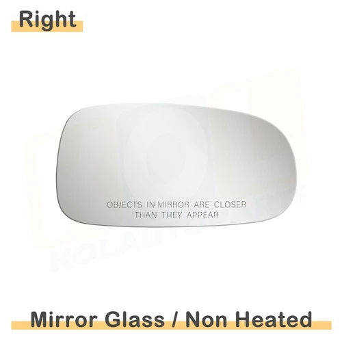 Mirror Glass Replace For 2004 2005 2006 2007 Saab 9-3 Passenger RH Side Convex