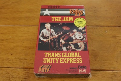 Vintage The Jam Trans Global Unity Express Beta Video EP Sony Stereo 1982 Sealed