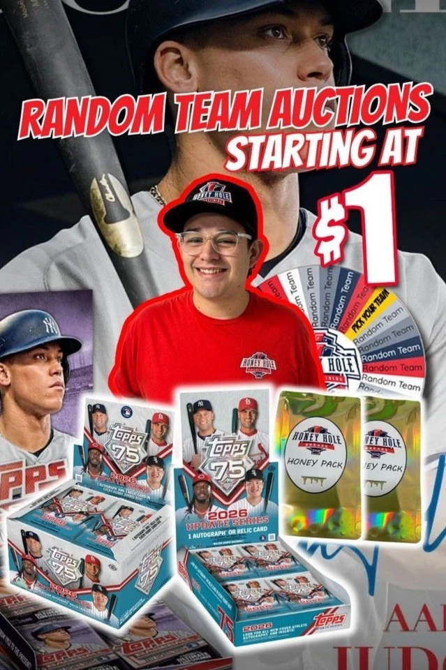 BASEBALL BREAKS, 26 Topps Update Series & Honey Packs Starting at $1