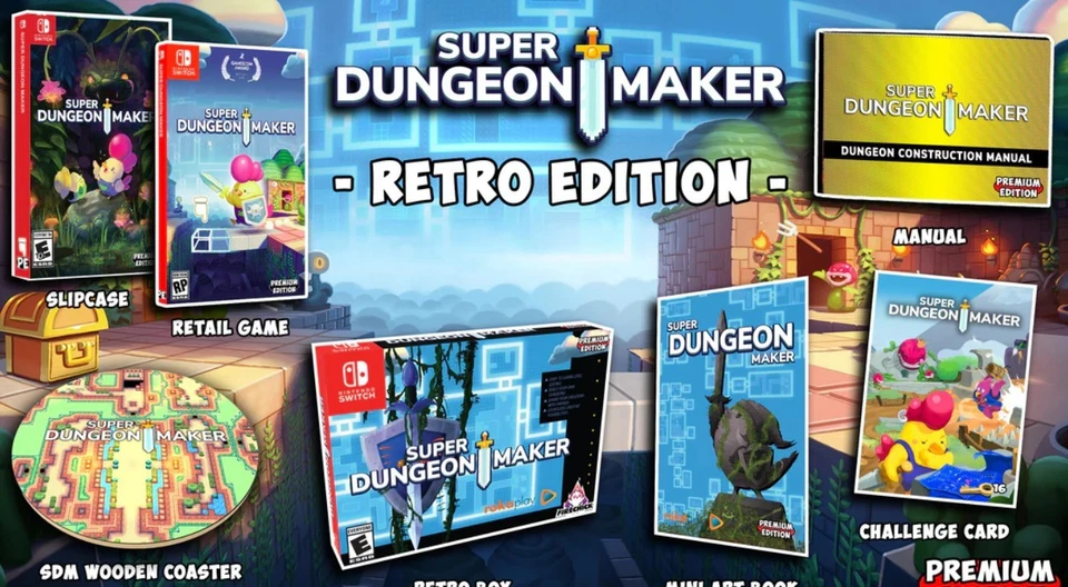 Super Dungeon Maker Retro Edition Switch US Premium Edition New (Multi-Language) - Image 2 of 4