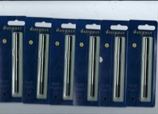 Lot of 6 Packages 1964019 Waterman Black Fine Roller Ball Refills 4 -New