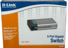 D-LINK 5-PORT GIGABIT SWITCH WIRED DGS-1005D mcj89 