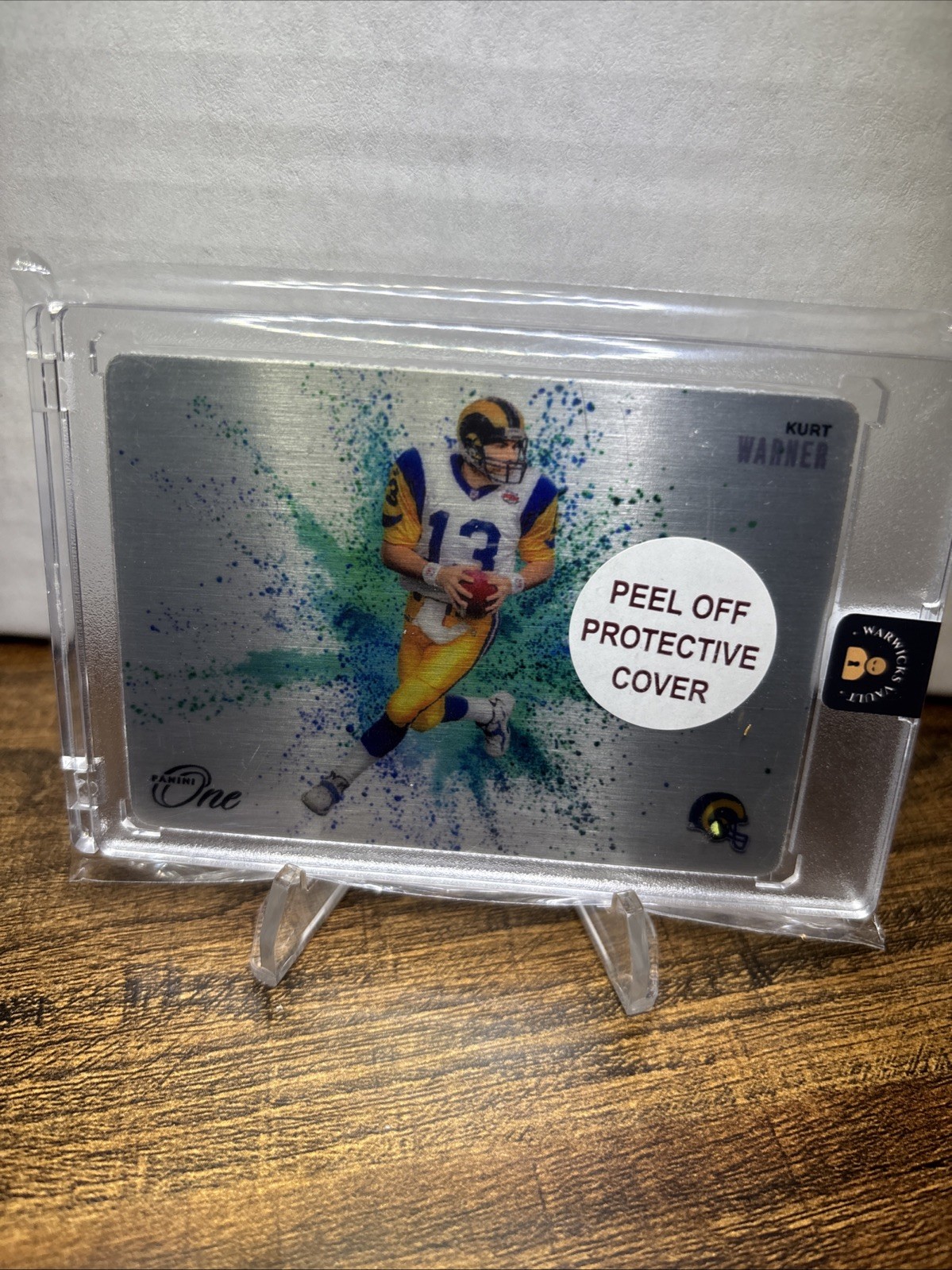 2024 Panini One .. KURT WARNER .. Color Blast .. SSP Case Hit .. Rams
