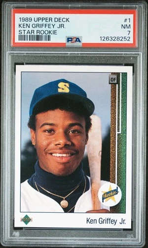 1989 Upper Deck #1 Ken Griffey Jr. Star Rookie PSA 7