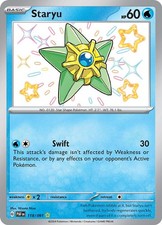 Staryu - 118/091 - Pokemon Paldean Fates Shiny Rare Card MP
