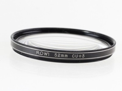 rowi 52mm cu + 3 nahlinse close up lens +3 
