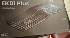 ProtoArc EK01 Plus Backlit Wireless Ergonomic Workspace Keyboard Full Size