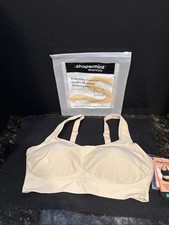 Shapermint Essentials Everyday Comfort Straps Wireless Shaping Bra-sz L-Nude-NWT
