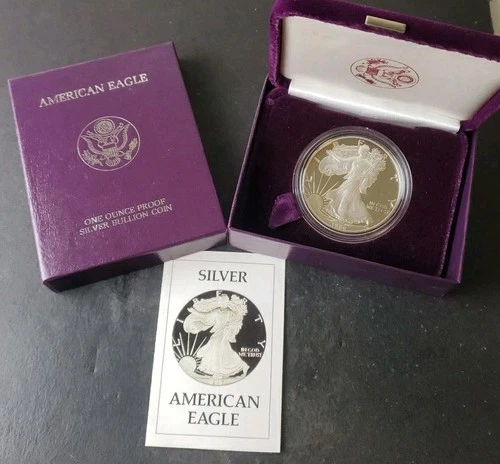 1986 S Proof $1 American Silver Eagle Dollar