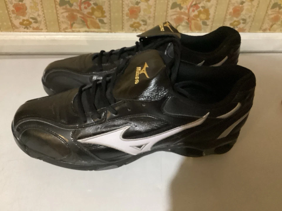 Mizuno Baseball Cleats Mens Size 16 Metal 9-Spike Classic G6 Low Switch Black - Image 4 of 4