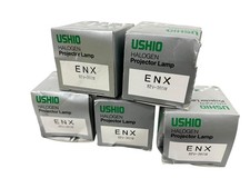 NEW LOT OF 5 USHIO HALOGEN PROJECTOR LIGHT LAMP BULB ENX 82V 360W
