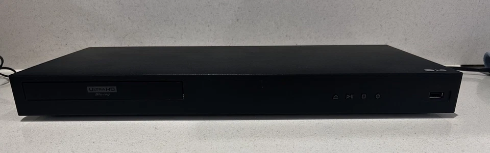 LG UBK80 Ultra 4K Ultra HD HDR 3D HD Multi Region Free DVD 1-6 Blu-ray player Ex - Image 2 of 4