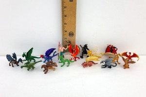 Safari Ltd Lot of 16 Miniature Dragons & Mythical Creature Monster Figures