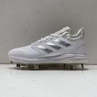 Adidas Icon 8 Metal Baseball Cleats White Silver Metallic Men's Size 6.5 DS — photo 1