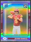 2024 Panini Donruss Optic Jayden Daniels Holo Rated Rookie Commanders JE4