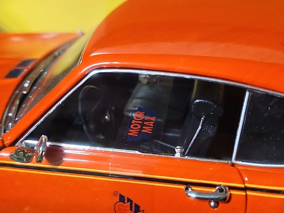 Vntg 2003 Motor Max Motorworks 1969 Pontiac GTO Judge 1:18 Scale Diecast Car - Image 4 of 4