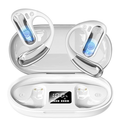 Open Ear Headphones, Bluetooth 5.4 Wireless Earbuds with Ear Hooks, 60H Playt...