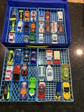 Hot Wheels and Matchbox only Lot Of 38 with case