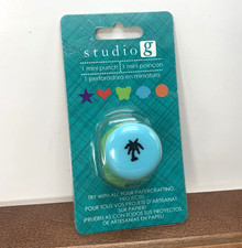 NEW, Hampton Art Studio G Mini Paper Punch Palm Tree, AC0286, 2012