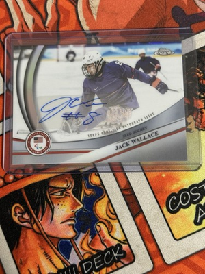 #ad 2026 Topps Chrome U.S. Winter Olympics Jack Wallace Auto $14.99
