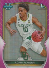 2022-23 Bowman University Chrome - Adam Flagler #16 Pink Refractor (RC)