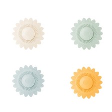 Hair Catcher Sink Drain Stopper Bathtubs Drainage Stopper Flat Suction Cover
