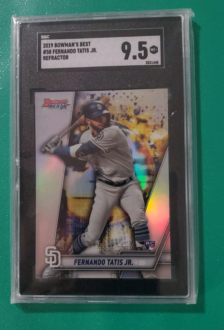 2019 Bowmans Best Refractor 58 Fernando Tatis Jr  RC  SGC-9.5