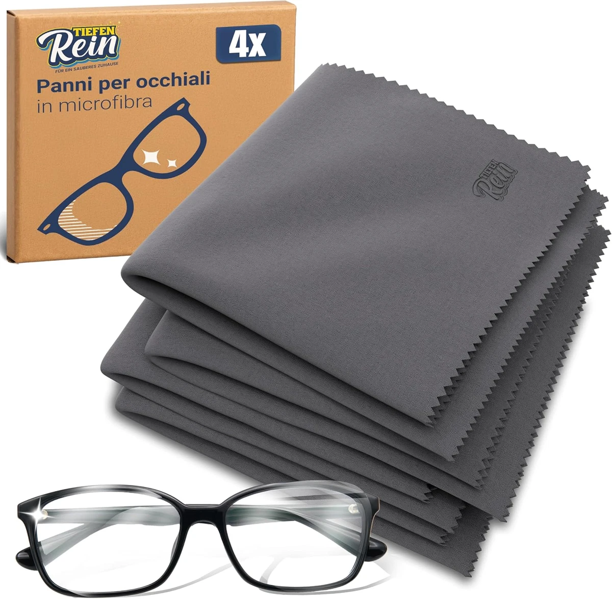 Kit Panni Microfibra Soft 20x30 cm - 4pz - - Per chi ama i
