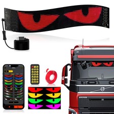 LED Eyes for Truck Windshield, 24'' x 5'' Ojos LED para Carro Devil Eyes Ligh...