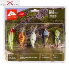 5-Piece Freshwater Hard Bait Fishing Lure Kit delivery fast delivery fast