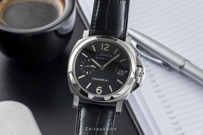 Panerai Luminor Marina Stahl Automatik Herrenuhr Ref PAM00050 Box & Papiere 2004