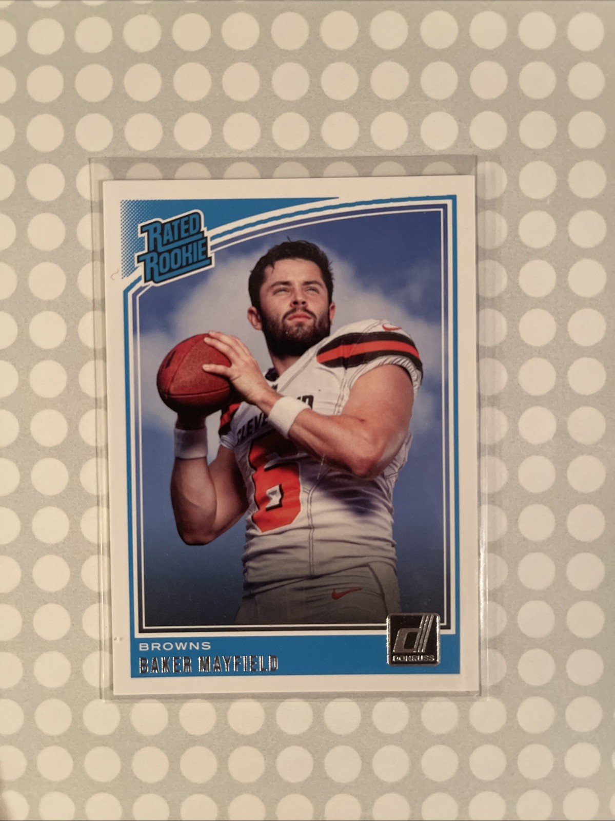 2018 Donruss #303 Baker Mayfield RATED ROOKIE RC BROWNS