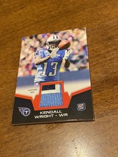 2012 Topps Rookie Patch Kendall Wright #RP-KW  RC Titans 3 - Color