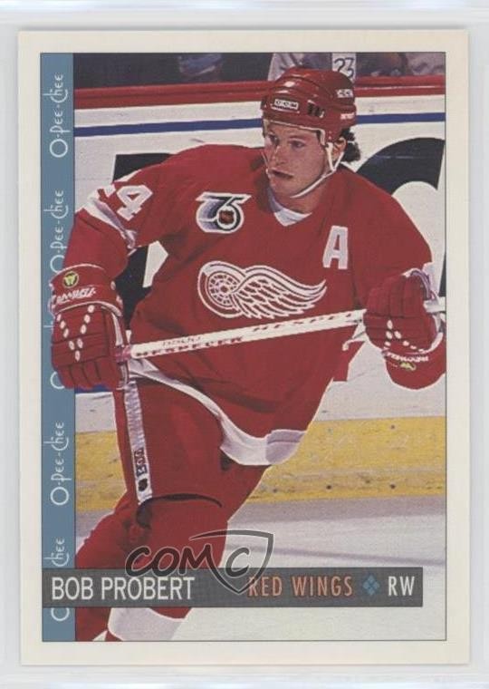 1992-93 O-Pee-Chee Bob Probert #252 2cb